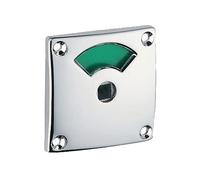 Vachette Targette 231 Voyant rouge et vert chromé