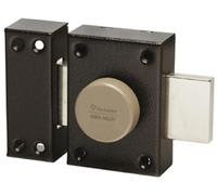 Vachette Verrou de porte Bouton/Cylindre ECLADOR - Ouverture à Bouton intérieur xtérieur - Cylindre ø 20 mm, Longueur 40 mm, 4 goupilles - 67632/SC - 3 clés