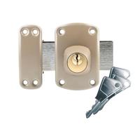 Vachette Verrou de porte Double Cylindre PLUTON - Ouverture xtérieur et intérieur - Cylindre ø 23 mm, Longueur 45 mm, 5 goupilles - 64300/SC - Anti crochetage - 3 clés