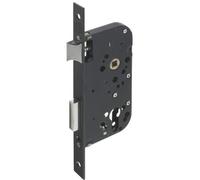 Vachette - Yale Y60 - Serrure à Encastrer à Cylindre, Réversible, Noir Têtière Bouts Carrés, Axe à 50 Mm - Pour Porte D'Entrée