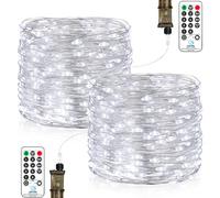 Vacoulery Guirlande Lumineuse Led, 18M 150LEDs Étanche Guirlande Lumineuse Intérieur Exterieure avec Prise Guirlande LED pour Décoration, Noël, Jardin, Anniversaire, Mariage