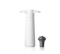 Vacu Vin 08542606 Wine Saver Pompe à Vide avec Bouchon Acier Inoxydable Blanc 18 x 12 x 12 cm