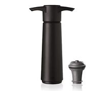 Vacu Vin 0854460 Pompe + Bouchon Noir/Gris, Régulier