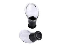 Lot de 2 verseurs anti-goutte Noir - Wine Server Crystal