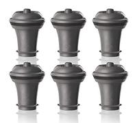 Vacu vin 6 pièces-bouchons pour pompe vide-gris, 18x12x12 cm