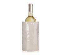 Vacu Vin Active Cooler Rafraîchisseur de Vin - Rafraîchisseur de Bouteille de Vin réutilisable et Flexible - Sable - Douille de Rafraîchissement du Vin pour Bouteilles Standard