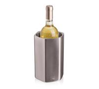 Vacu Vin HIVE Refroidisseur de vin - Refroidisseur de bouteille de vin et refroidisseur de champagne - Refroidisseur de bouteille de vin en acier inoxydable et seau de refroidissement de vin - sans