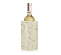 Vacu Vin Manchon de refroidisseur de vin - Alternative au seau à vin - Alternative au seau à vin - Manchon refroidisseur de vin - Motif sable