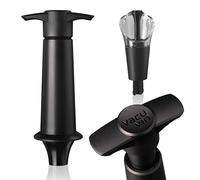 Vacu Vin Pompe, 1 bouchon serveur, économiseur de vin et serveur, standard, noir