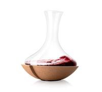 Vacu Vin Swirling Carafe Décanteur à vin en cristal, Claire