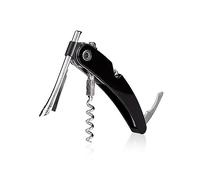 Vacu Vin Tire-Bouchon à Traction Unique - Ouvre-Bouteille de Vin Ergonomique à Mouvement Unique avec Coupe-Capsule Intégré - Pour Bouchons Naturels & Synthétiques - Compact, Durable & Facile