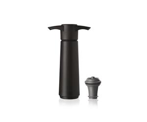 Vacuvin Bouchon à vin & pompe à vide Noir