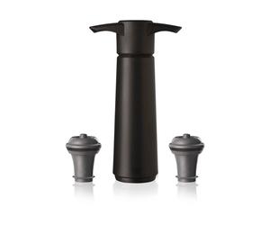 Vacuvin Coffret cadeau Wine Saver Vacuvin Noir