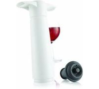 VACUVIN POMPE À VIN + BOUCHON EN PLASTIQUE BLANC 22,4 X 13,2 X 3 CM Blanc G