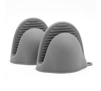 VAEIORP 2 pcs Gants et Manique en Silicone - Résistants à la Chaleur jusqu'à 230 °C - Antidérapants, Imperméables, Alimentaires - Idéal pour Cuisson, Pâtisserie, Barbecue