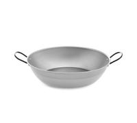 Poêle creuse avec anses Vaello Acier poli Ø 38 cm G