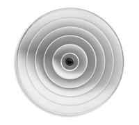 Vaello La Valenciana Couvercle en Aluminium Lisse, 28 cm, Aluminium, Argent
