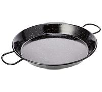 Vaello Campos Plat à paella en acier inoxydable émaillé – 2 poignées céramique Ø 32 cm