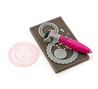 Vaessen Creative Brosse et tampon en mousse, noir, taille unique