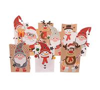 Vaessen Creative Calendrier de l'Avent à remplir, avec sacs en papier, autocollants, pinces à linge, ficelle de jute, pour les loisirs créatifs et les fêtes