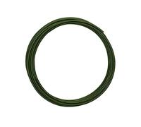 Vaessen Creative Fil Aluminium 3 m x 3 mm - Fil Métallique Dark Green (Vert) - Fil de Fer Souple pour Loisirs Créatifs, Perlage et Fabrication de Bijoux