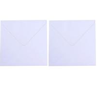 Vaessen Creative Florence Enveloppes, Carré Grand, Blanc, pour Cartes, Ensemble de 5, Cartes Assorties Disponibles