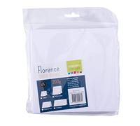 Vaessen Creative Florence Grandes Cartes Carrées, Ensemble de 25, Blanc, Enveloppes Assorties Disponibles