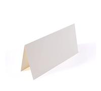 Vaessen Creative Florence Grandes Cartes Rectangulaires, Ensemble de 25, Ivoire, Enveloppes Assorties Disponibles