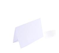 Vaessen Creative Florence Petites Cartes Rectangulaires, Ensemble de 25, Blanc, Enveloppes Assorties Disponibles