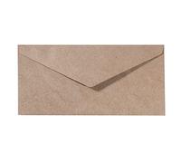 Vaessen Creative Grandes Florence Enveloppes Rectangulaires, Marron Kraft, pour Cartes, Ensemble de 5, Cartes Assorties Disponibles