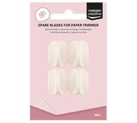 Vaessen Creative Lames de Rechange pour Coupe-Papier - 4 Pcs pour Découpe Précise - pour Massicot Pliage et Coupe - Facile à Remplacer