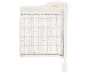 Vaessen Creative Massicot Guillotine 30 cm Blanc Cassé - Coupe-Papier pour Scrapbooking Matériel, Papier Photo, Feuilles de Papier A4, A5 et A6, Création de Cartes et autres Loisirs Créatifs