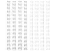 Vaessen Creative Reliure Spirale Métallique 3:1 Blanc & Argent - 16 mm | 8 pièces, Pour la relieuse Bind Easy, Pour relier dossier, document, albums & journaux