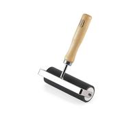 Vaessen Creative Rouleau Encreur en Caoutchouc Bois 10 cm - Rouleau Brayer en Caoutchouc pour Encre, Peinture, Tamponnage, Pochoirs, Scrapbooking et Mixed Media