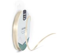 Vaessen Creative Ruban de Satin Double, Ivoire, 3mm, 10m