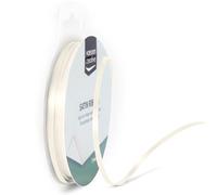 Vaessen Creative Ruban Satin Blanc Antique - 10 m x 3 mm