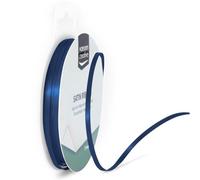 Vaessen Creative Ruban Satin Bleu Foncé - 10 m x 3 mm