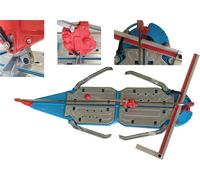 VaGo, coupe-carrelage de 1250 mm, machine de découpe avec système de guidage à 9 roulements à billes