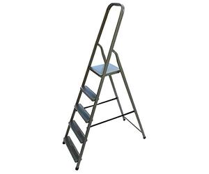 VaGo Escabeau ménager pliable 5 marches Échelle multifonction en acier