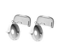 Vaguelly 2 Pcs Couvre-boutons de Cuisinière Résistants la Chaleur pour Sécurité Bébé et Jeune Garçon et Filles en Abs Réutilisables