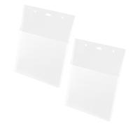 Vaguelly 2 Pièces Petit Organiseur de Fichiers Mural en Plastique | Présentoir à Brochures et Magazines, Pochette de Présentation pour Documents et Papiers Publicitaires