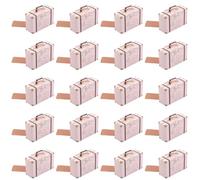 Vaguelly 20pièces Boîte à Bonbons Vintage Papier Kraft Coffret Cadeau Mariage Résistant et Élégant pour Rangement Sucreries et Fête