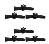 Vaguelly 6 Pièces Accessoire pour Balai Articulé avec Tête Rotative Compatible avec Manche à Vis Allemand pour Nettoyer Vitres et Poussière