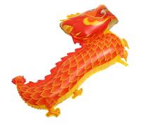 Vaguelly Ballon Dragon Rouge en Aluminium pour Décorations Festives, Facile à Démonter, pour Boutique ou Porche Lors du Nouvel An Chinois