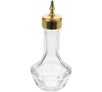 Vaguelly Bouteille D'amers Bec Verseur Or Japonerie en Verre Vintage Style 30ml Légère et Solide pour Accessoires Cocktail