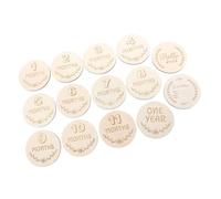 Vaguelly Cartes Bois De Croissance Kit Cartes Milestones Naturelles Pour Grossesse Naissance Et Suivi Mensuel Unisexe Accessoire Photo Souvenir Nés Et Cadeaux Prénataux
