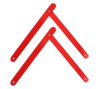 Vaguelly Charnières Pliantes Lot de 2 Pièces Support Sécurisé et Pliable Accessoires Indispensables pour Échelle en Acier Galvanisé Rouge pour Échelle Domestique