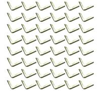 Vaguelly Cornières Métalliques Or 100 Pièces, Protège-Coins pour Albums et Carnets, Coins Intérieurs Hauts pour Protection d'angle et Loisirs de Création
