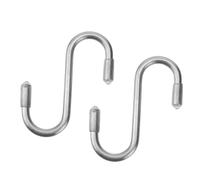 Vaguelly Crochets En s Polyvalents En Métal Inox 5,0 Mm 10 Pièces Crochet Mural Support Suspendre Multifonction Cuisine Salle De Bain Bureau Usage Quotidien