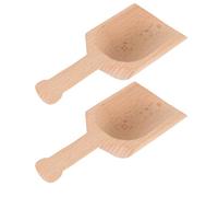 Vaguelly Cuillères À Thé En Bois 2 Pièces Cuillères Utiles Pour La Maison Ustensiles De Cuisine Multifonctions 10.5Cm Pour Magasin De Thé
